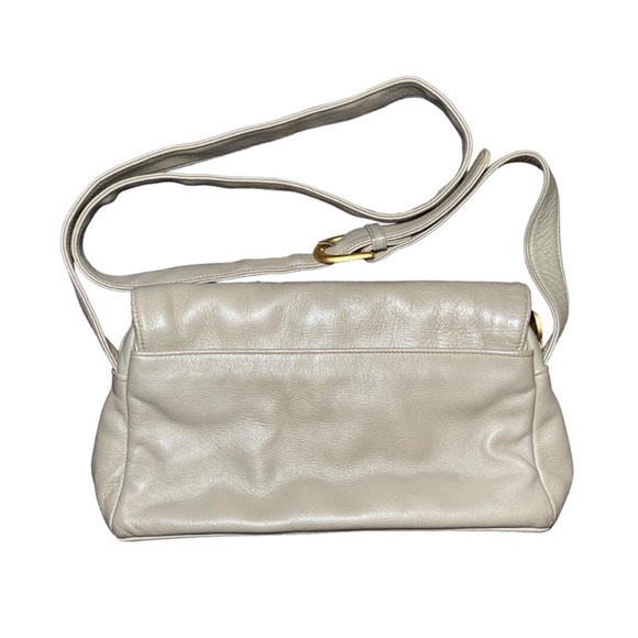 Stone Mountain Vintage Tan Leather Crossbody Shoulder Bag Adjustable Strap Zip - Picture 3 of 7